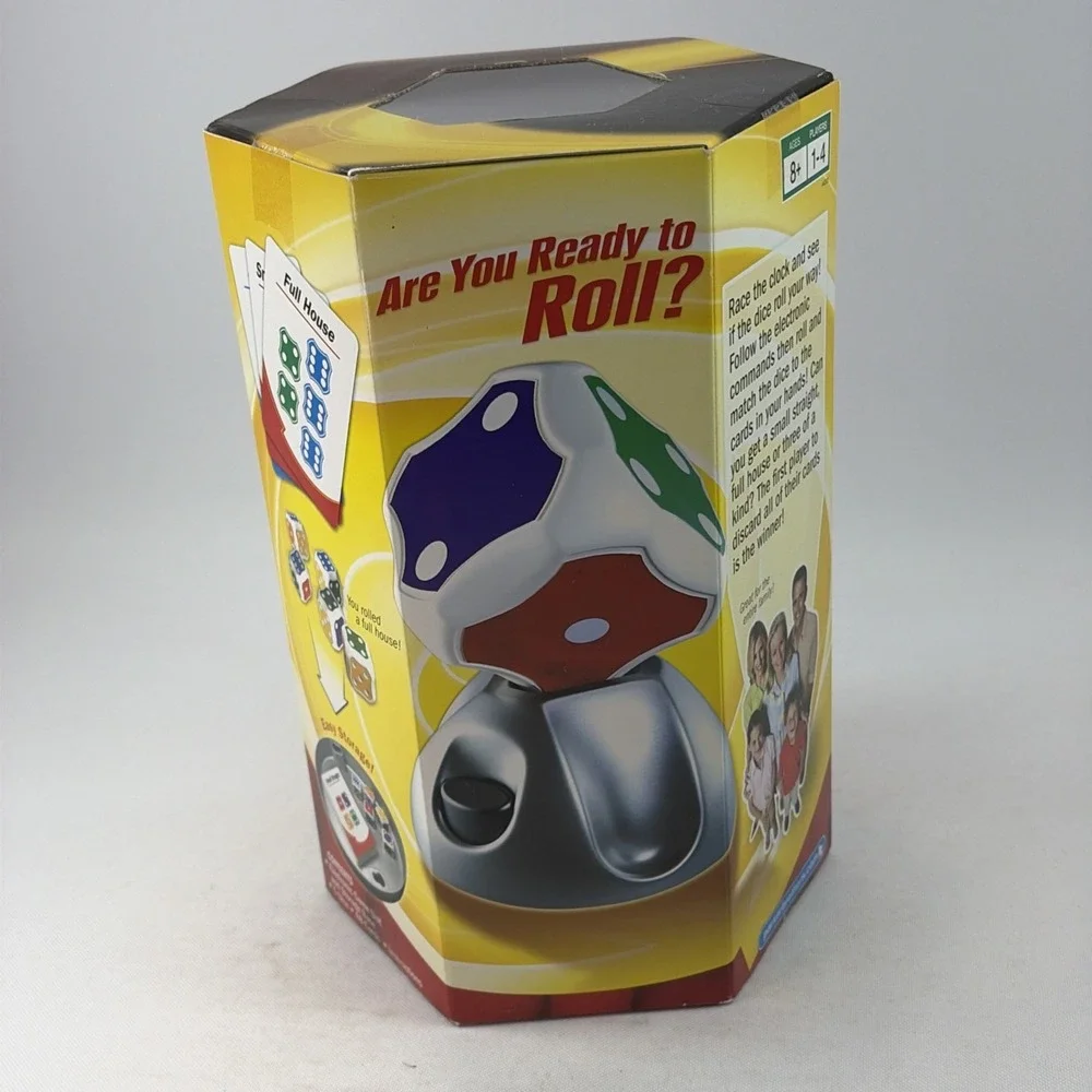 NIB Yahtzee Turbo 2006 Hasbro Electronic Talking Dice Game